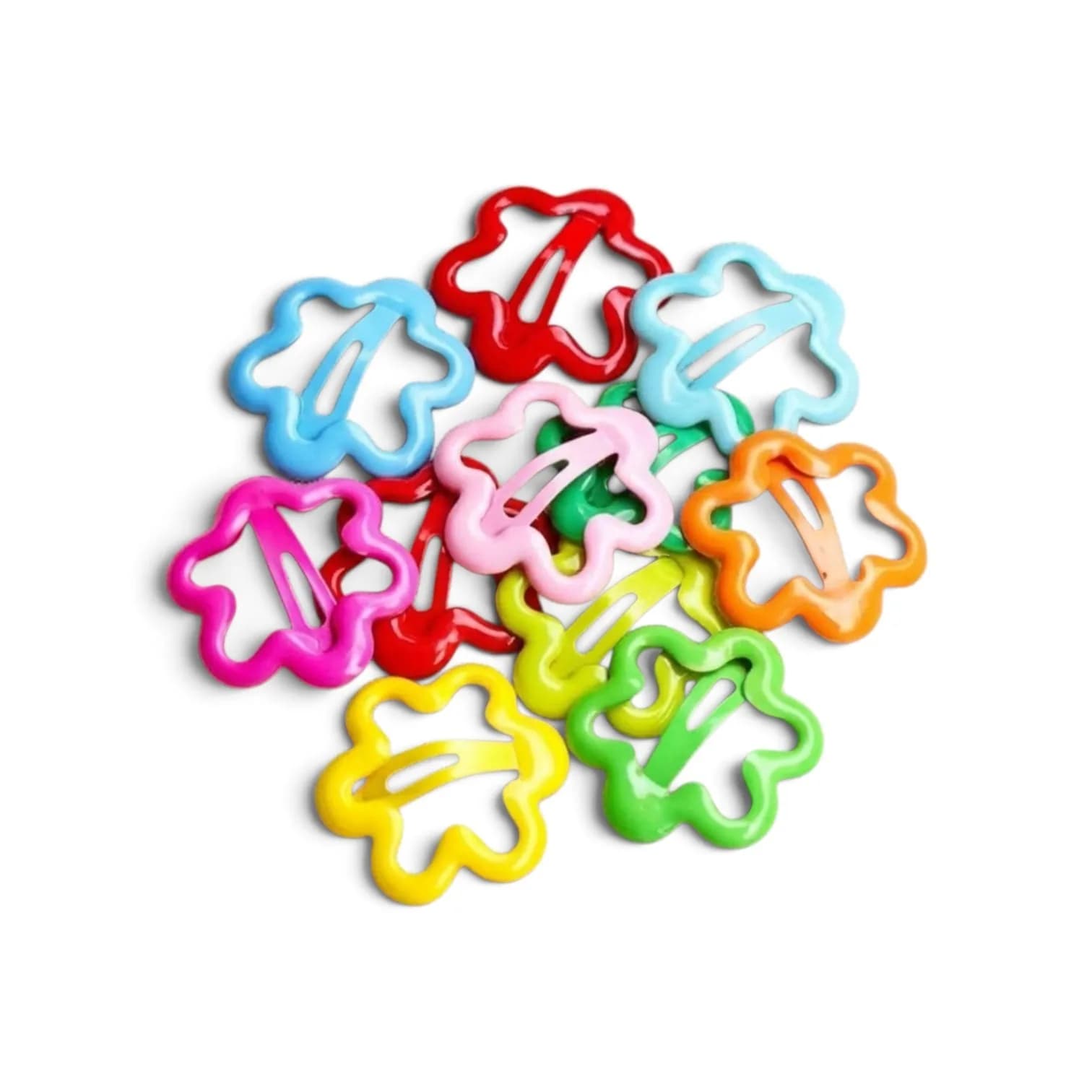 20 Clips de flor multicolor — foto 2 de 3