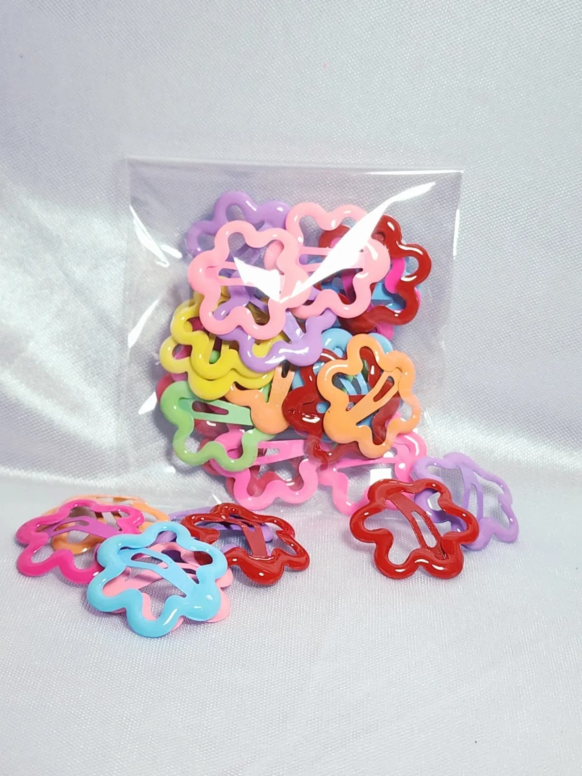 20 Clips de flor multicolor — foto 1 de 3