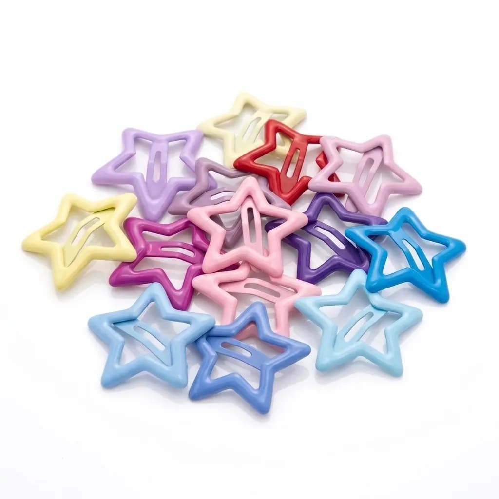 20 Clips de estrellas multicolor — foto 2 de 3