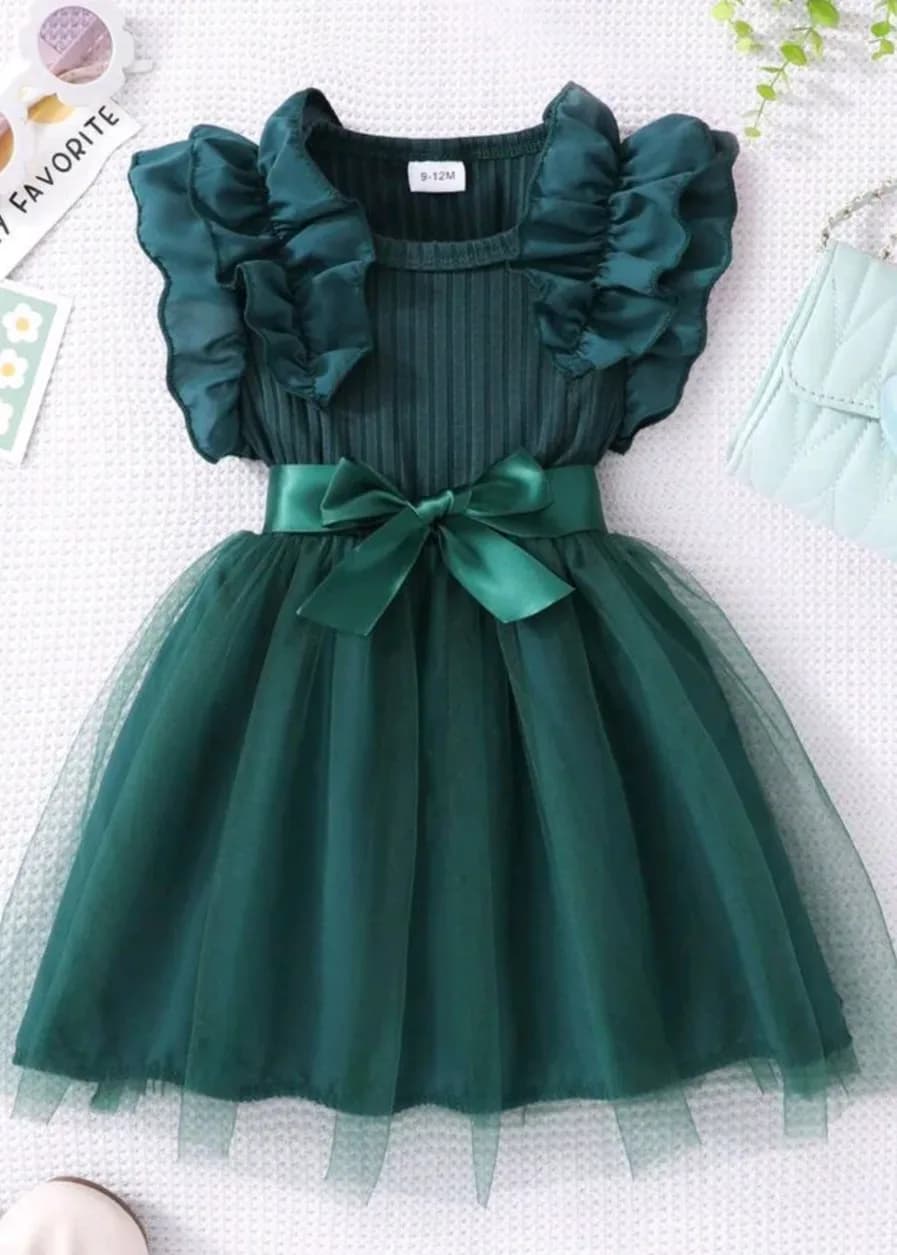 Vestido malla y acanalado — foto 3 de 6