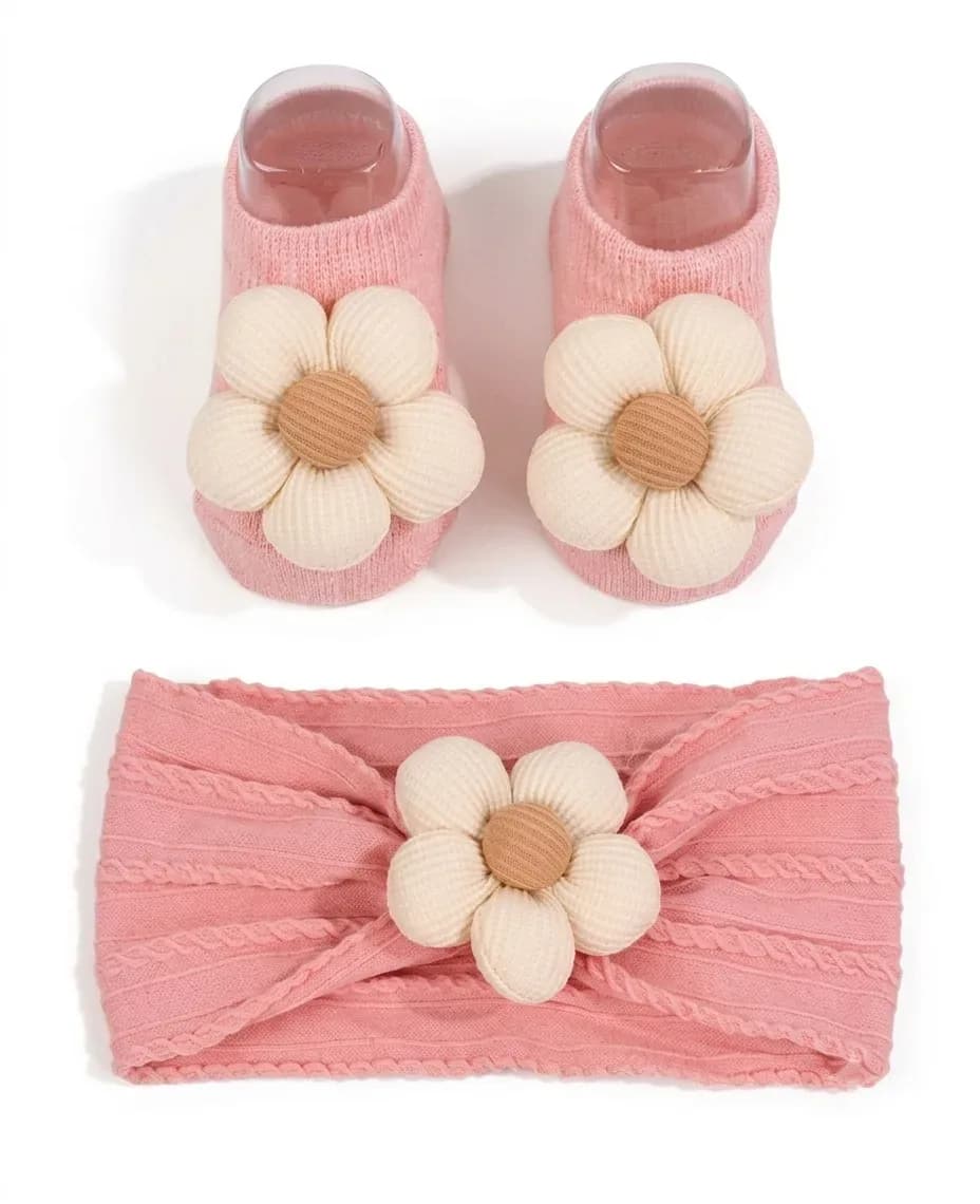 Set de medias y cintillo para bebé — foto 1 de 3