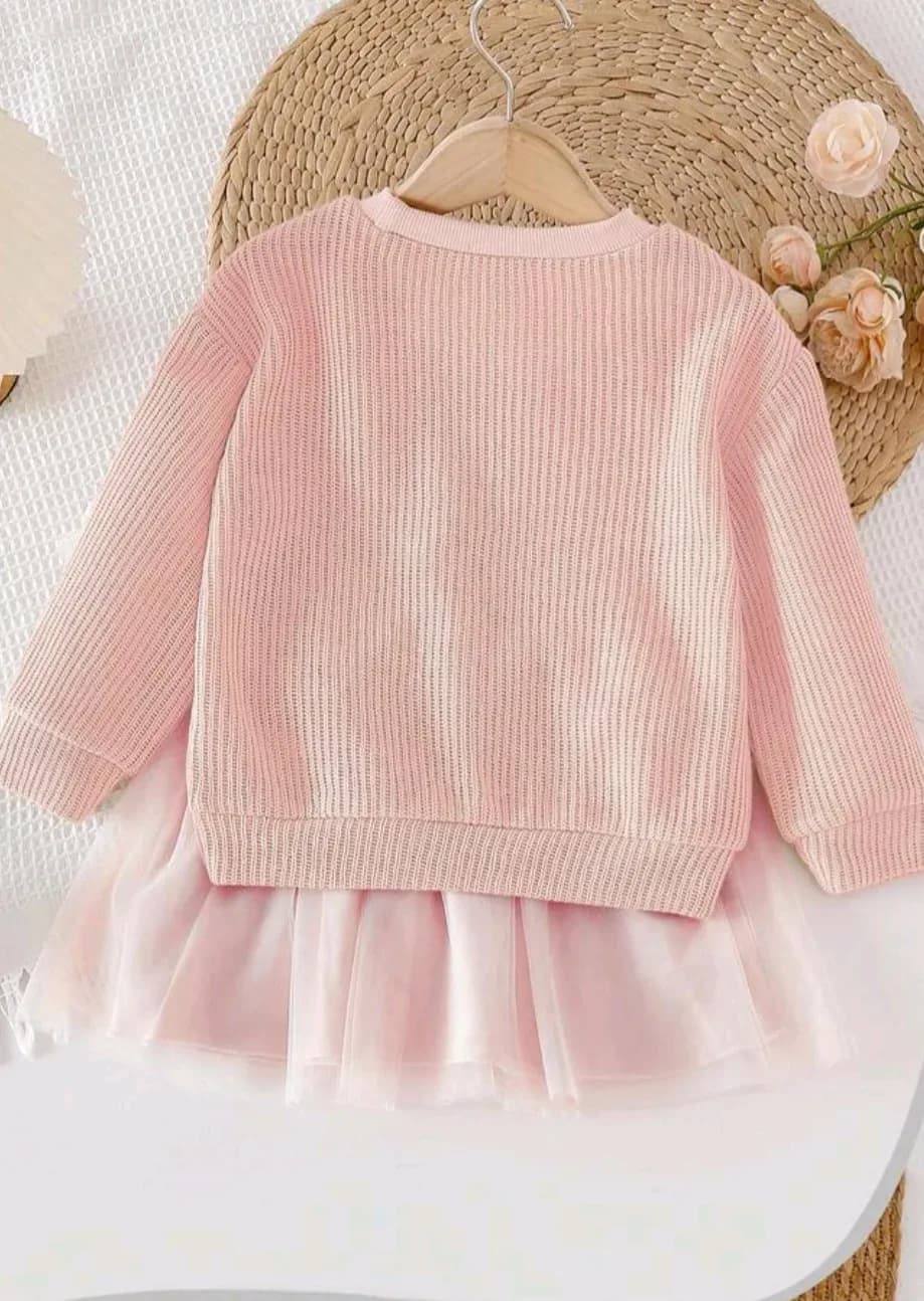 Conjunto suéter lazos + falda — foto 4 de 4