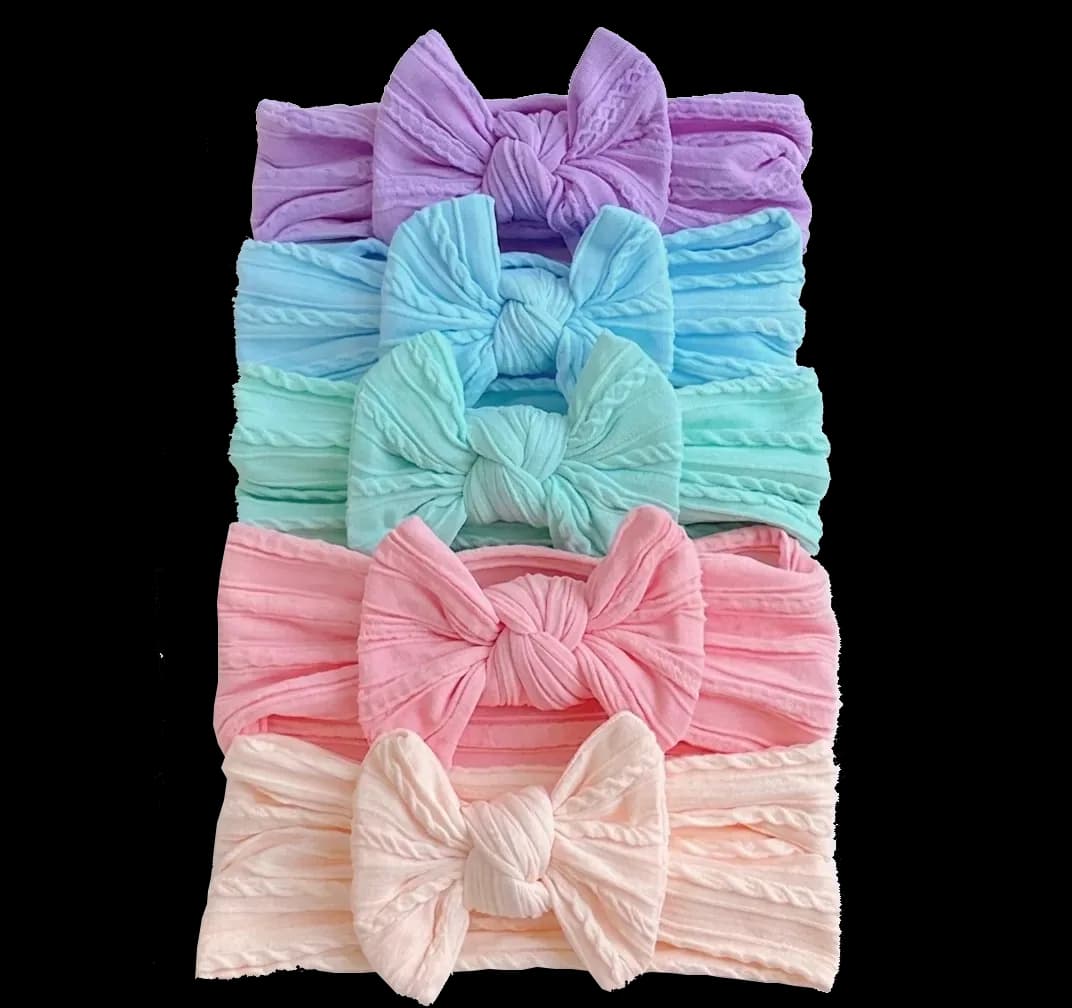 Set de 5 cintillos de nailon