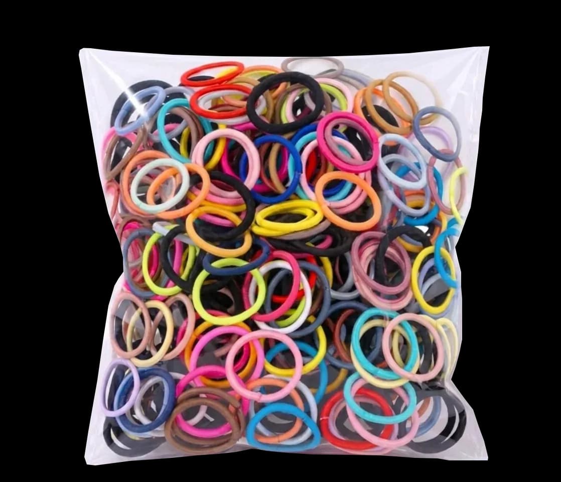 100 Ligas gruesas multicolor