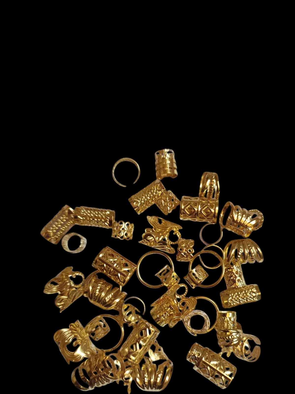 85 Anillos para el cabello